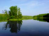 this picture was taken in the early morning in the lake Flamand located near LaTuque, the lake empties in the Saint Maurice river which will in turn flow towards the St Lawrence river in the prvince of Quebec in eastern Canada